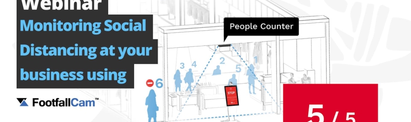 Monitoring Social Distancing at your business using FootfallCam